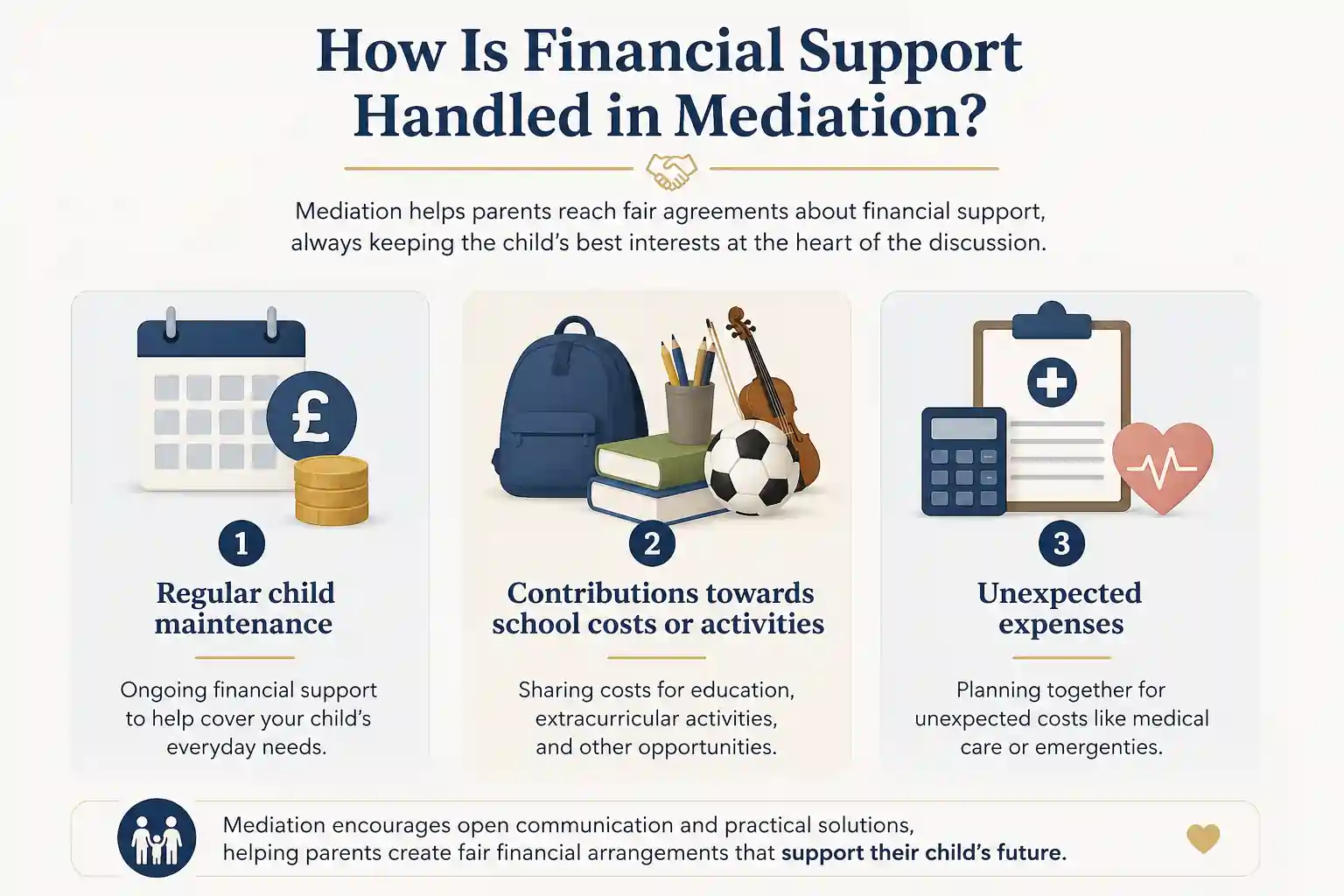How Is Financial Support Handled in Mediation Bedford